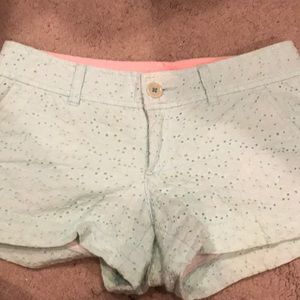 Lilly Pulitzer teal shorts